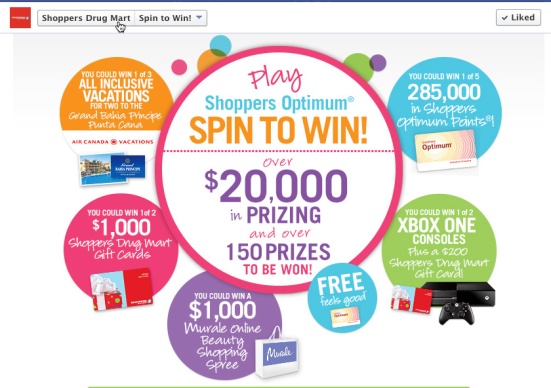 Spin to Win Screenshot, click image to sign up!